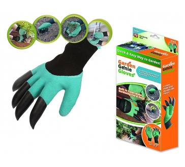 Záhradné rukavice so 4 pazúrmi