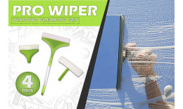 Jedinečný Čistič okien Pro Wiper 4-dielny, teleskopický