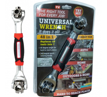 Nástrčný kľúč s otočnou hlavou - Universal Wrench 48v1